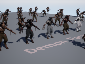Demon Faun Modèle 3D