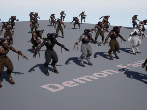 Demon Faun 3D Model
