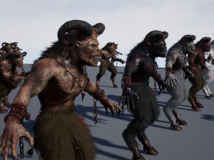 Demon Faun 3D Model