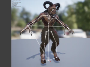 Demon Faun 3D Model
