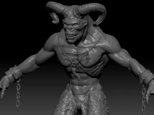 Demon Faun 3D Model
