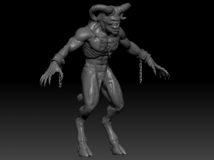 Demon Faun Modèle 3D