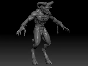 Demon Faun 3D Model