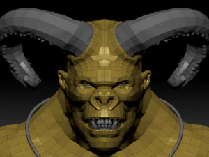 Demon Faun 3D Model