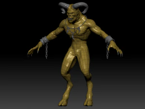 Demon Faun 3D Model