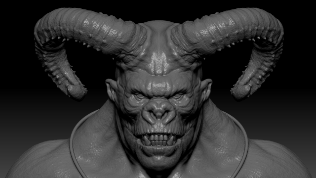 Demon Faun High Quality Sculpt Modelo 3D .c4d .max .obj .3ds .fbx .stl .blend 