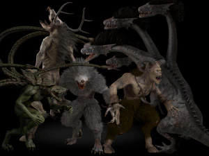 Pack Monstre Modèle 3D