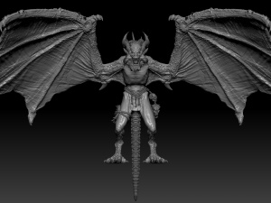 Harpy Vampire High Quality Sculpt Model 3D