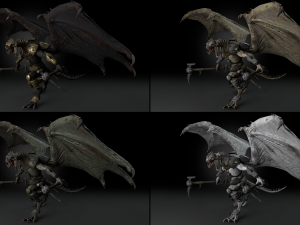 Dragon Warrior Model 3D