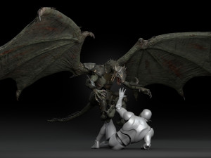 Dragon Warrior Model 3D