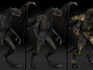 Dragon Warrior Model 3D