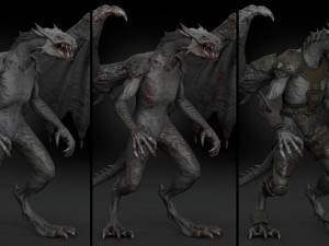 Dragon Warrior Model 3D