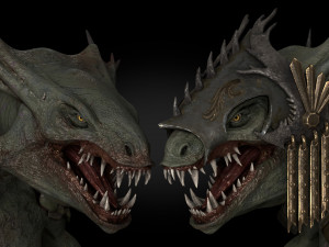 Dragon Warrior Model 3D