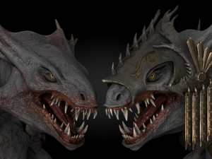 Dragon Warrior Model 3D
