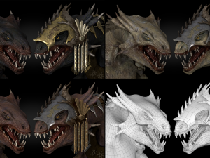 Dragon Warrior Model 3D