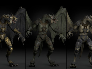 Dragon Warrior Model 3D