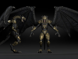Dragon Warrior Model 3D