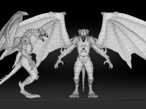 Dragon Warrior Model 3D