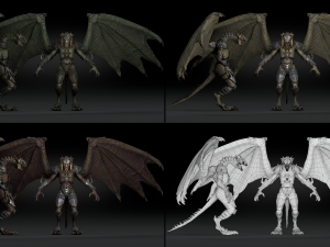 Dragon Warrior Model 3D