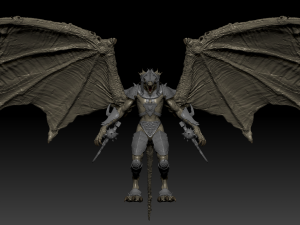 Dragon Warrior Model 3D