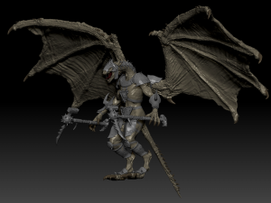 Dragon Warrior High Quality Sculpt Modèle 3D