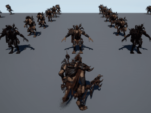 Gnoll Warrior Rigged Low Poly 3Dモデル
