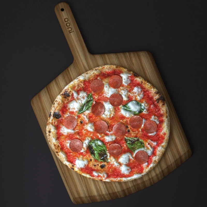 Italian Pizza on Wooden Board 3D Model .c4d .max .obj .3ds .fbx .stl .blend