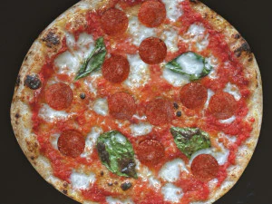 Italian Pizza on Wooden Board 3D Model