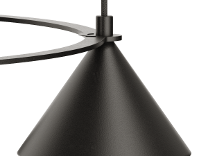Zero Lumo 5 Light Circle Pendant with neutral colors Modèle 3D