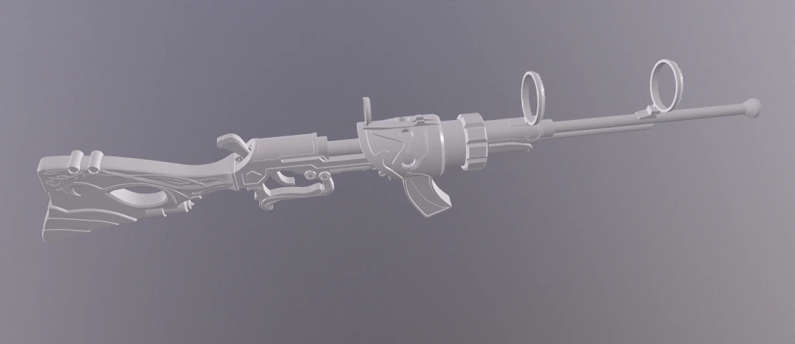 steampunk caitlyn rifle 3D Print Model .c4d .max .obj .3ds .fbx .stl .blend 