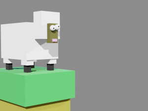 crazy sheep 3D Model