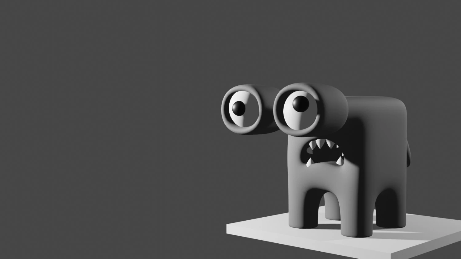 little monster 3D Model .c4d .max .obj .3ds .fbx .stl .blend 