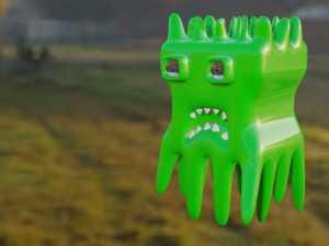 water monster 3D 模型
