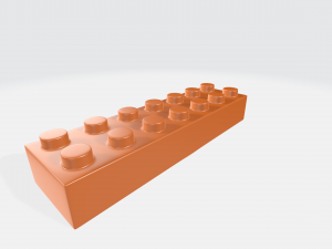 collection of lego bricks Modelo 3D