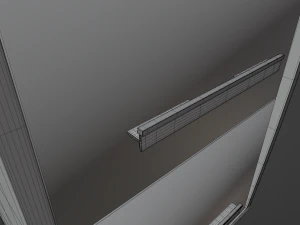 computer wooden table 3D Model