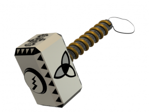 thor hammer Model 3D