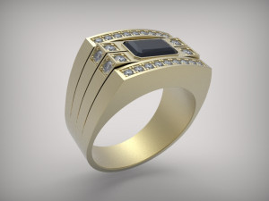 mens ring 001 Model Cetak 3D