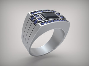 mens ring 001 3D 打印模型