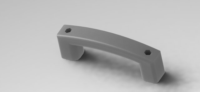 hgi006 handle for gate Modèles 3D en vedette .c4d .max .obj .3ds .fbx .stl .blend 