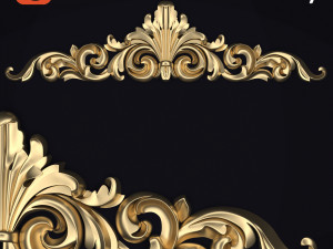 ornament carving 3D Модель