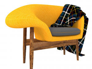 arm chair 3D Модель