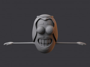 arabic character Modèle 3D