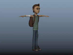 boy character 3D Model