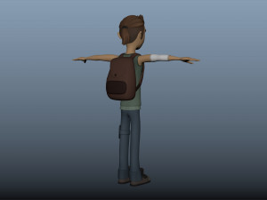 boy character 3Dモデル