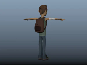 boy character 3D Model