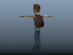 boy character 3Dモデル