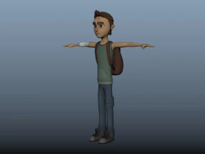 boy character 3D Model