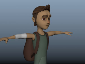 boy character 3Dモデル