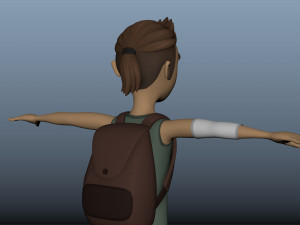 boy character 3Dモデル