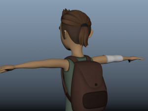 boy character 3Dモデル